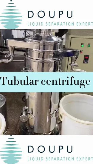 CE Approved Tubular Centrifuge Sugar Molasses Juice Clarifying